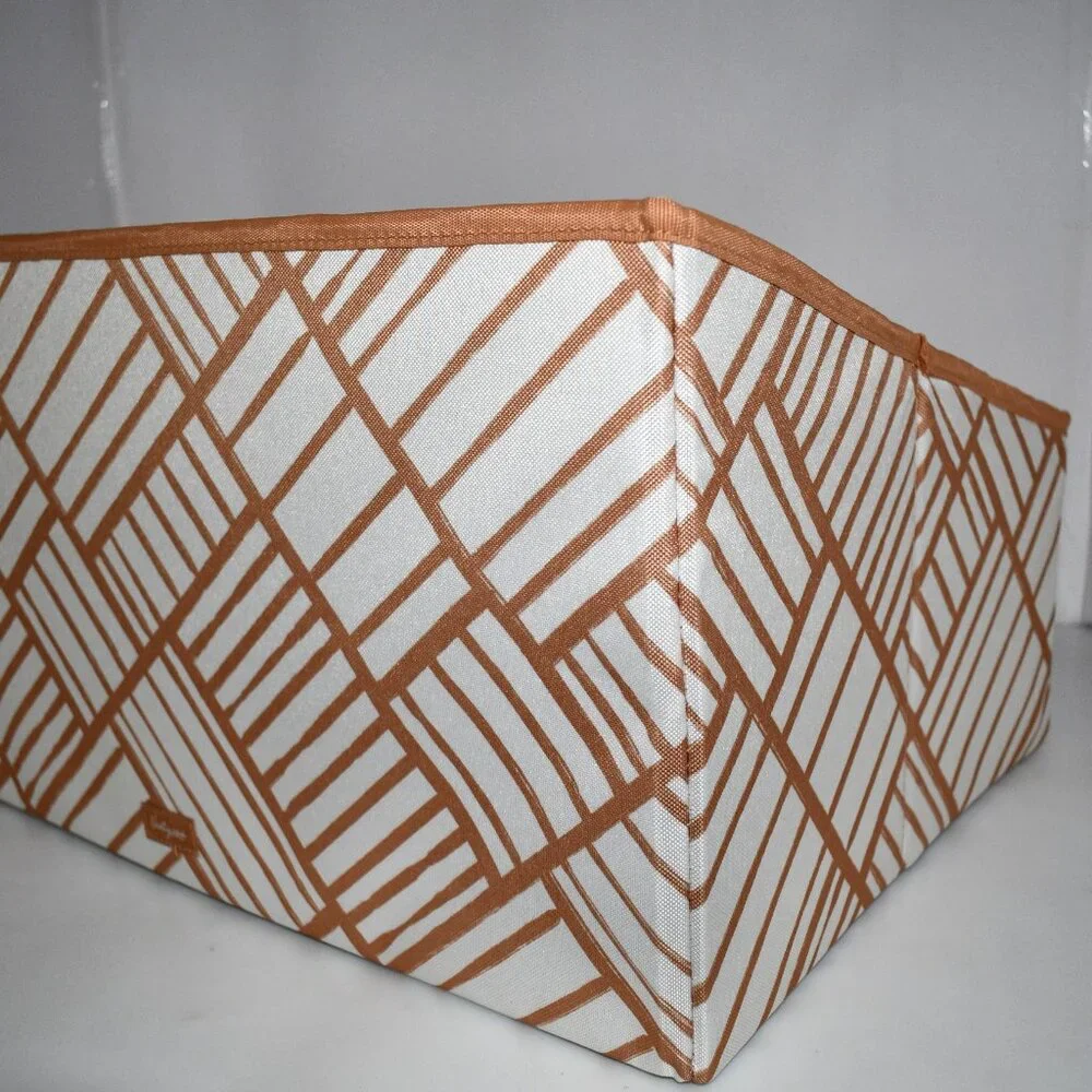 Thirty One  Shelf Storage Bin  in  Fawn Patchwork  NWT
